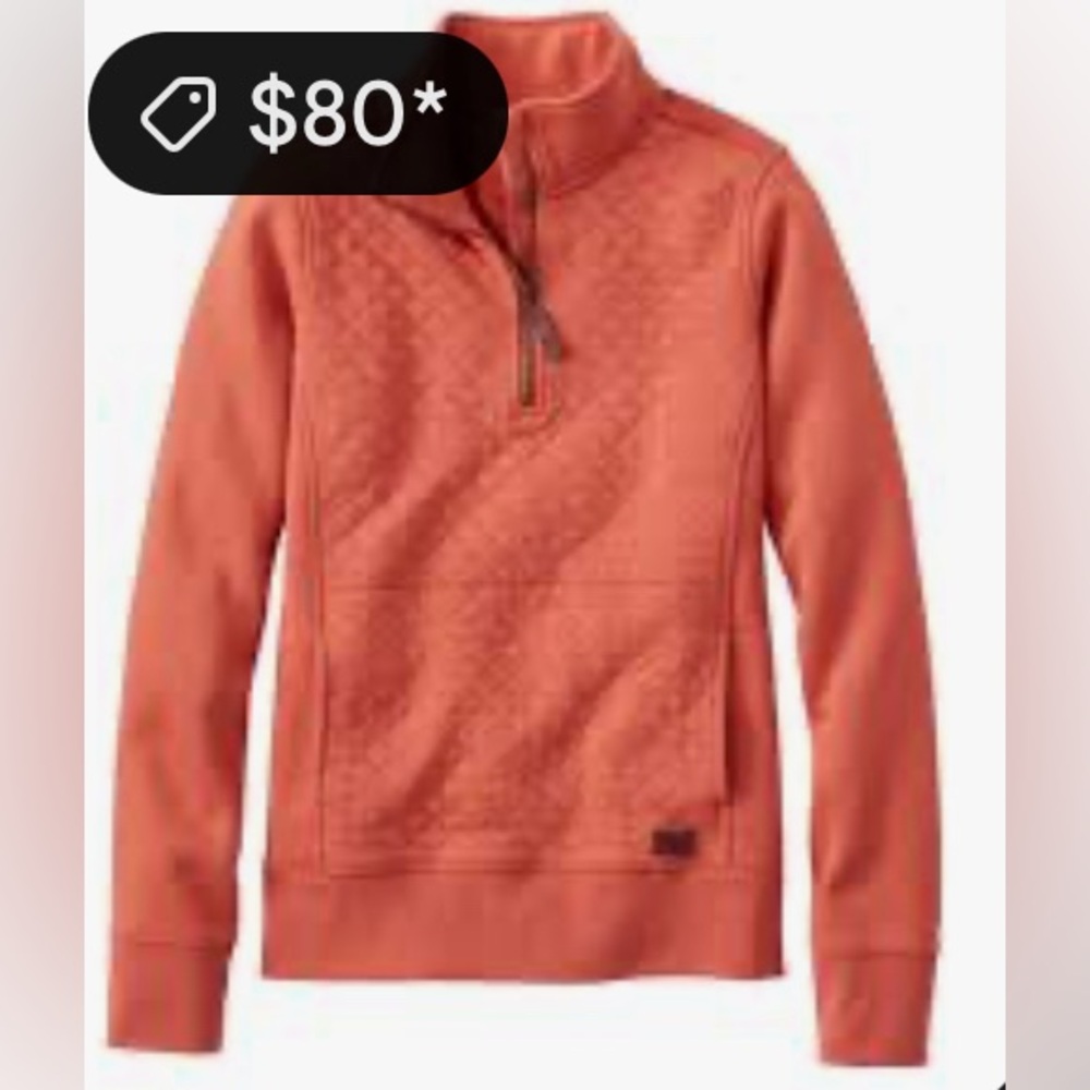 LL Bean Quilted Quarter Zip | Size Small | Worn once.